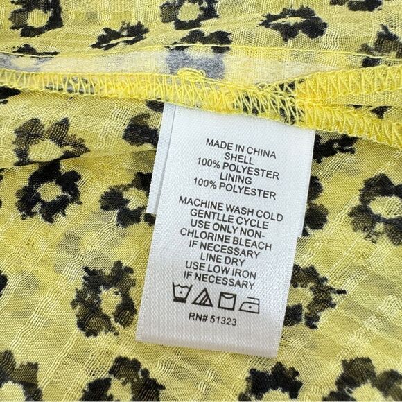 1. State Lavender Fields Floral Off The Shoulder Maxi Dress Yellow Medium - Picture 13 of 15